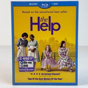 The Help Blu-ray DVD 2-Disc Combo Pack Viola Davis Emma Stone Drama Movie